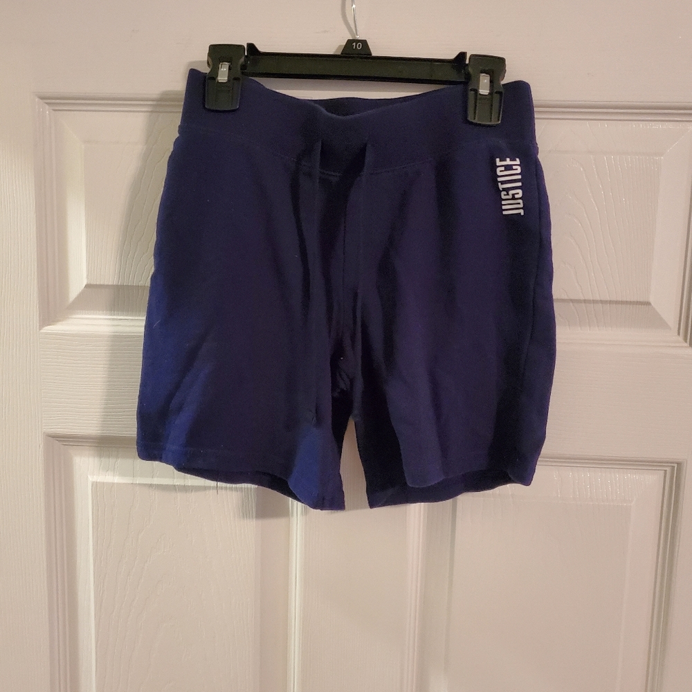 "Justice" Active shorts! Size: 12 (Girls)  Color: Navy